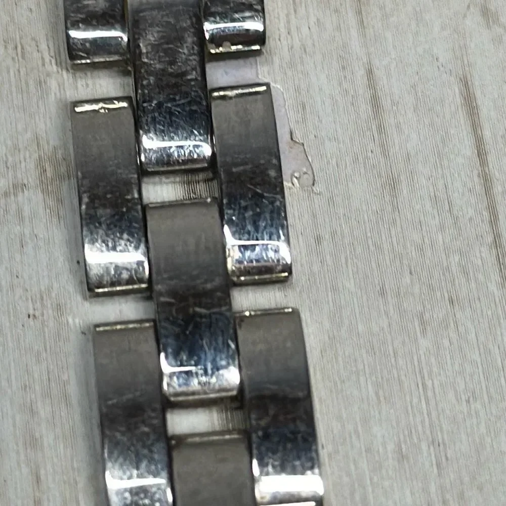 Fossil F2 Silver Tone Barrel Case Blue Dial Women's Watch ES-9315‎ needs BATTERY